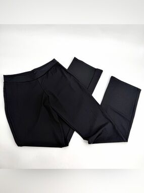 Capezio Pants Womens L Black Bootcut Pull On Stretch Dance Leggings Fitness